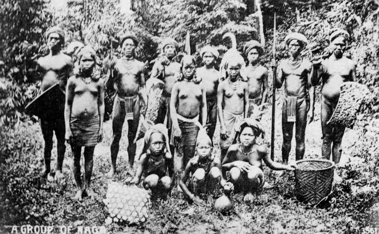 Naga-folket, India, 1900-tallet av Unbekannt