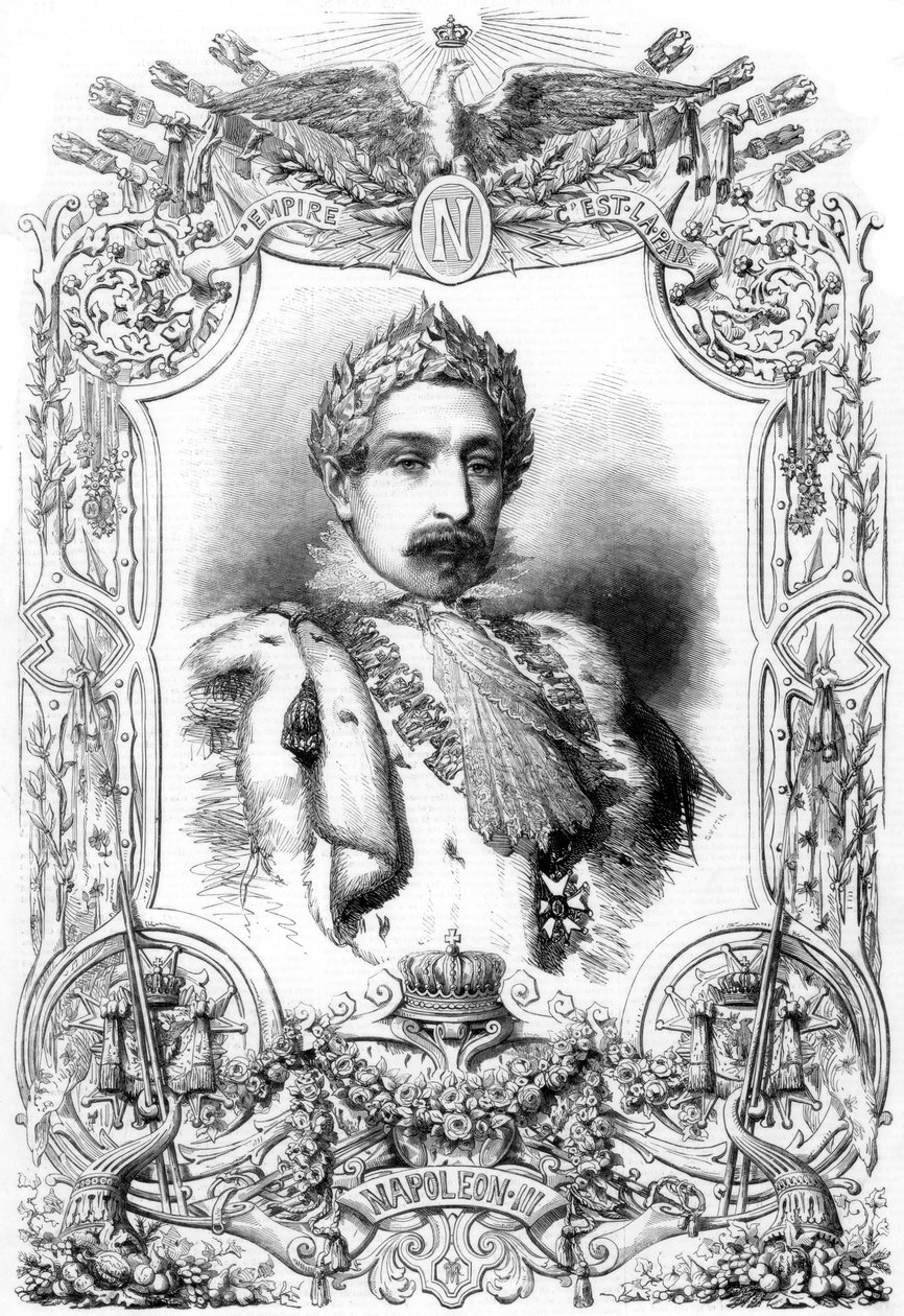 Napoleon III, keiser av Frankrike, 1853 av Unbekannt