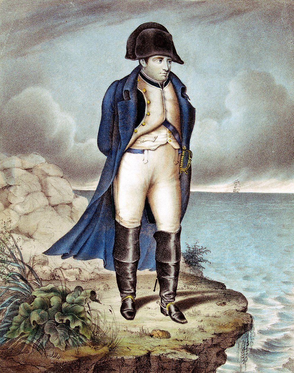 Napoleon I, keiser av Frankrike, i eksil av Unbekannt