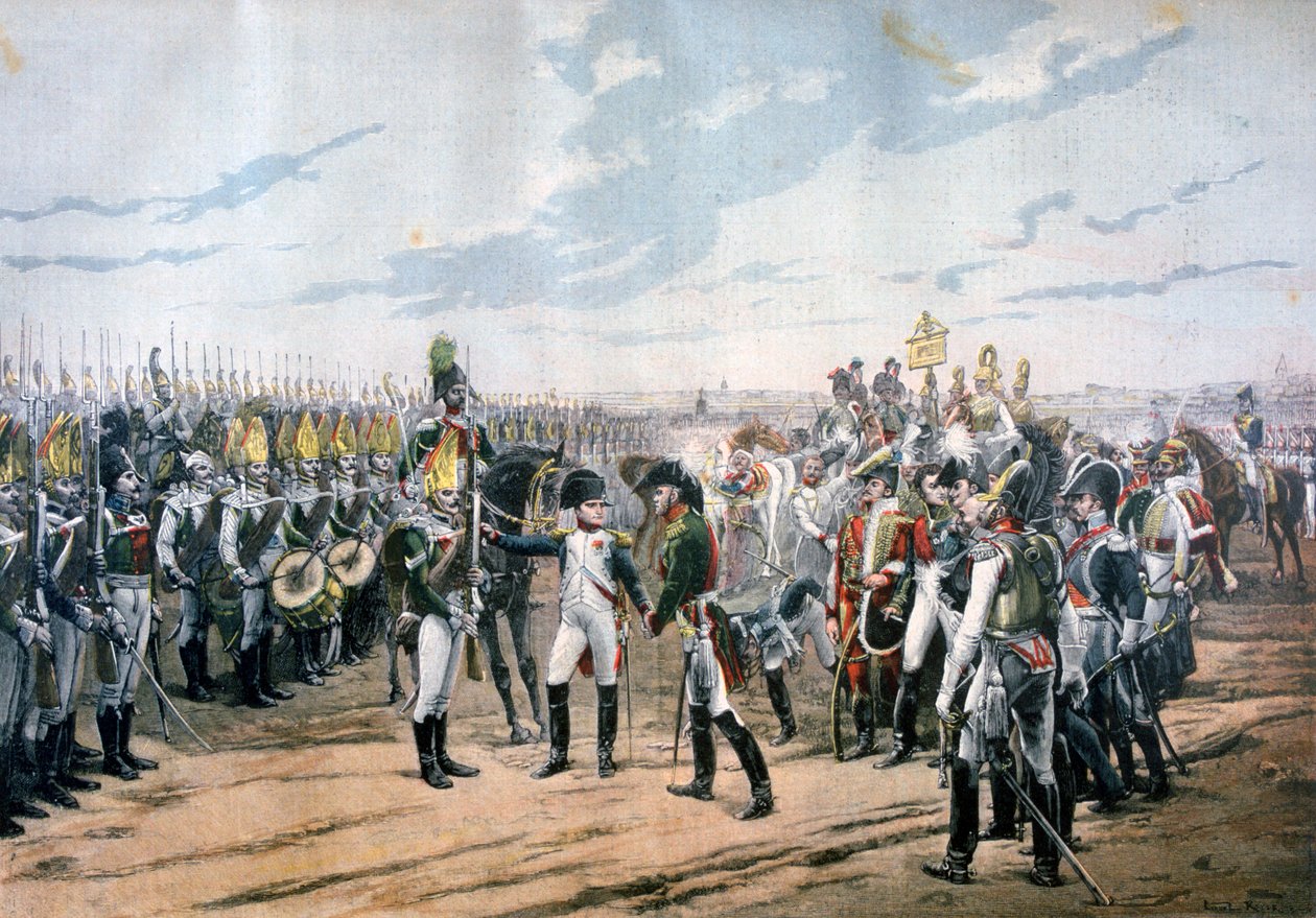 Napoleon i Tilsit, 1807 1894 av Unbekannt