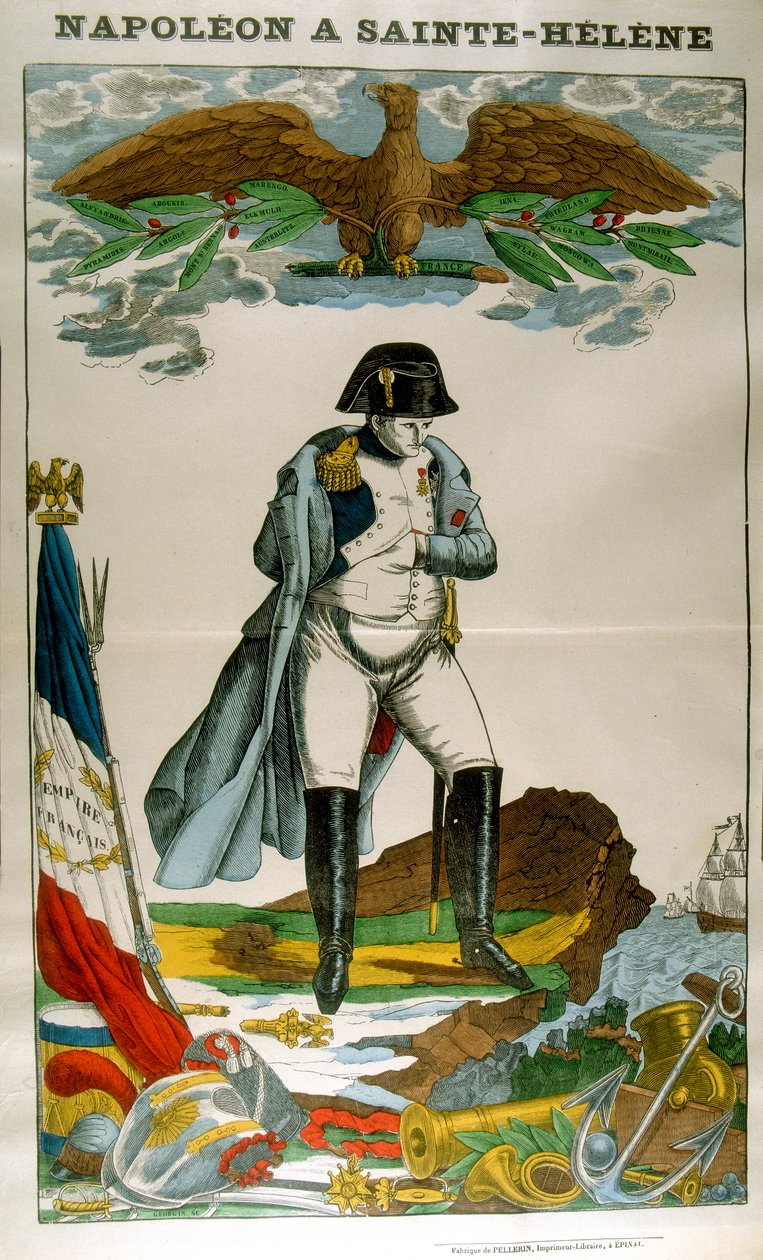 Napoleon på St. Helena, 1815-1821 1826 av Unbekannt