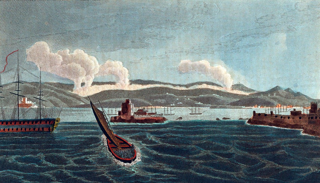 Napoleonskrigene: Slaget ved Corunna La Coruna, Spania, 16. januar 1809 av Unbekannt