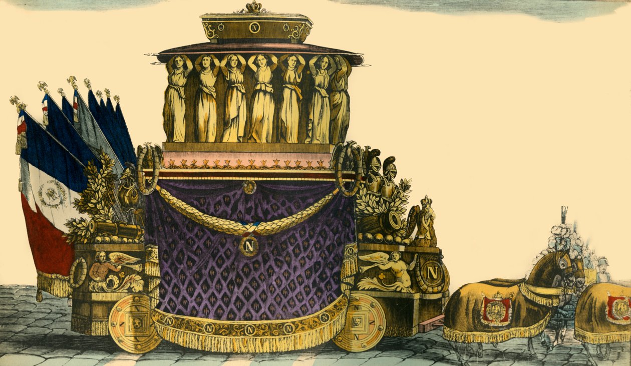 Napoleons begravelsesvogn, 1840, 1921. av Unbekannt