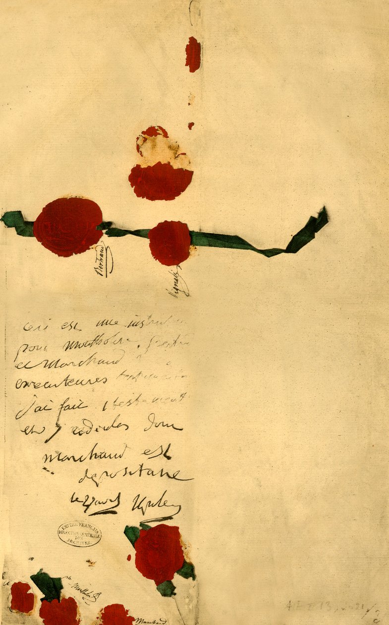 Napoleons vil, 16. april 1821, 1921. av Unbekannt