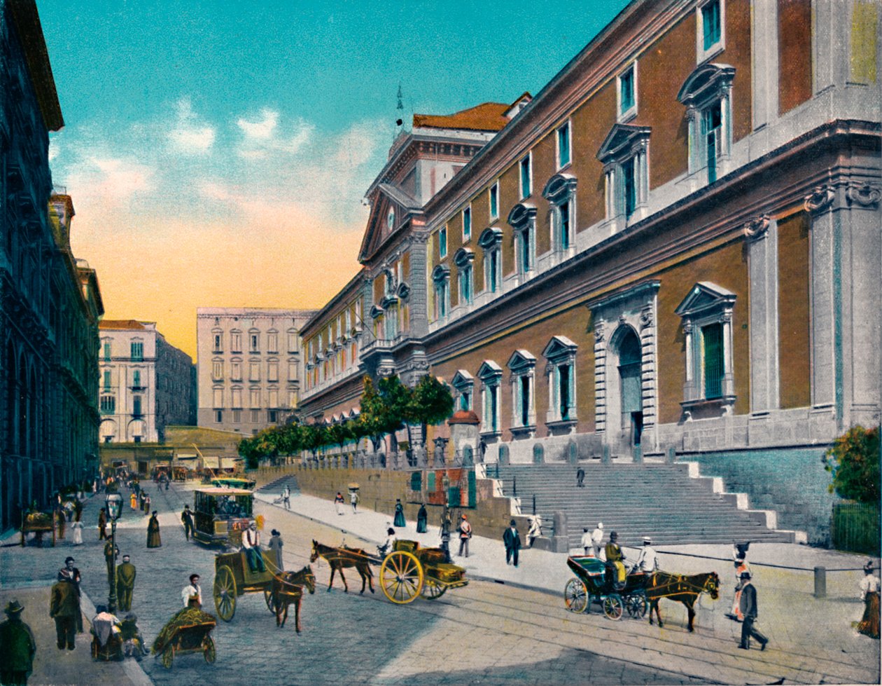 Napoli - Nasjonalmuseet, ca 1900. av Unbekannt