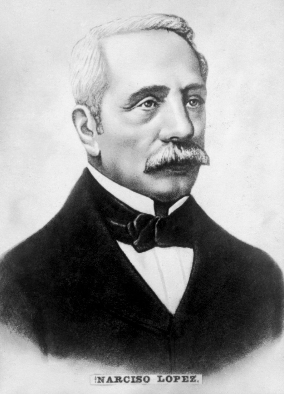 Narciso López 1797-1851, venezuelansk eventyrer og soldat av Unbekannt