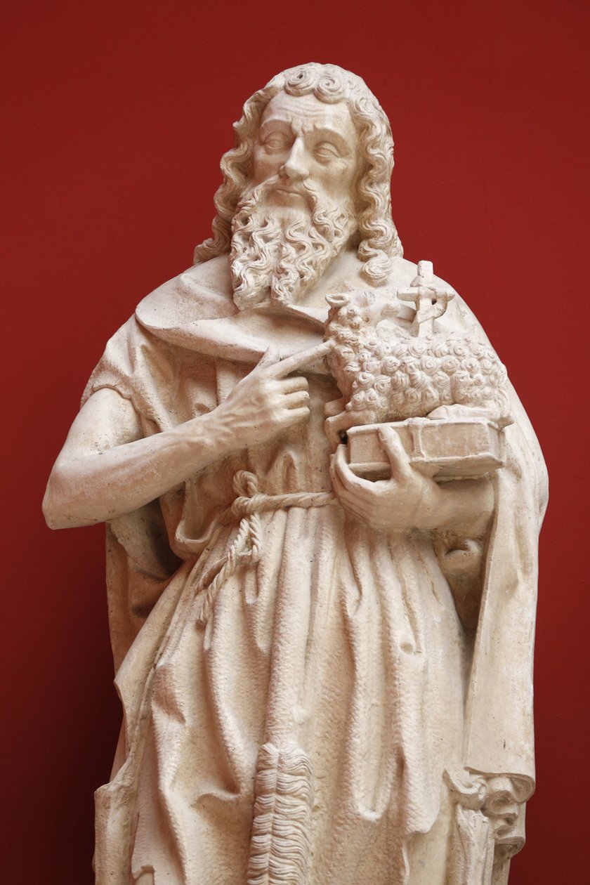 Nasjonalmuseet for franske monumenter. Sainte Chapelle, Chateaudun. Døperen Johannes. Rollebesetning, Paris, Frankrike av Unbekannt