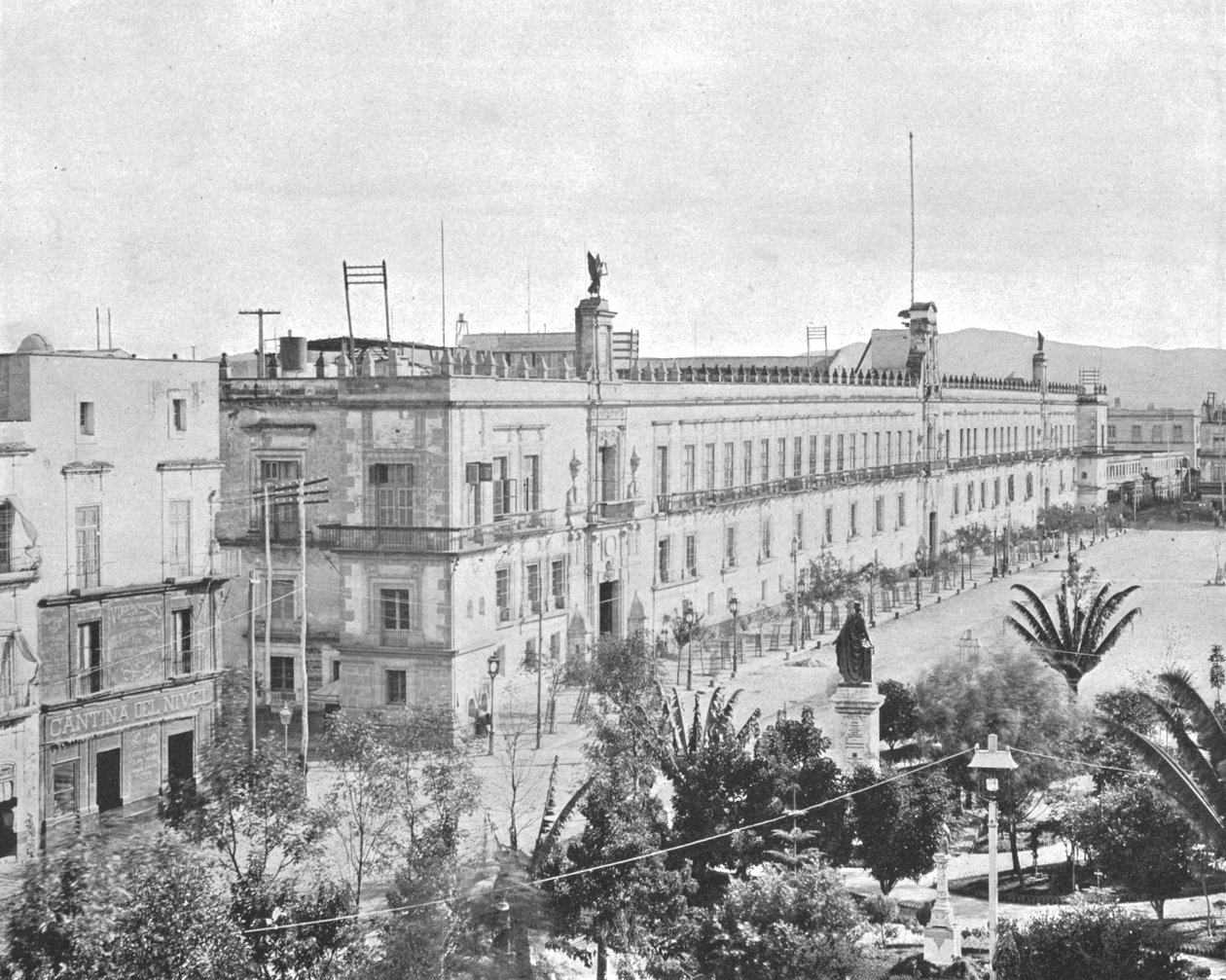 Nasjonalpalasset, Mexico by, Mexico, ca 1900. av Unbekannt