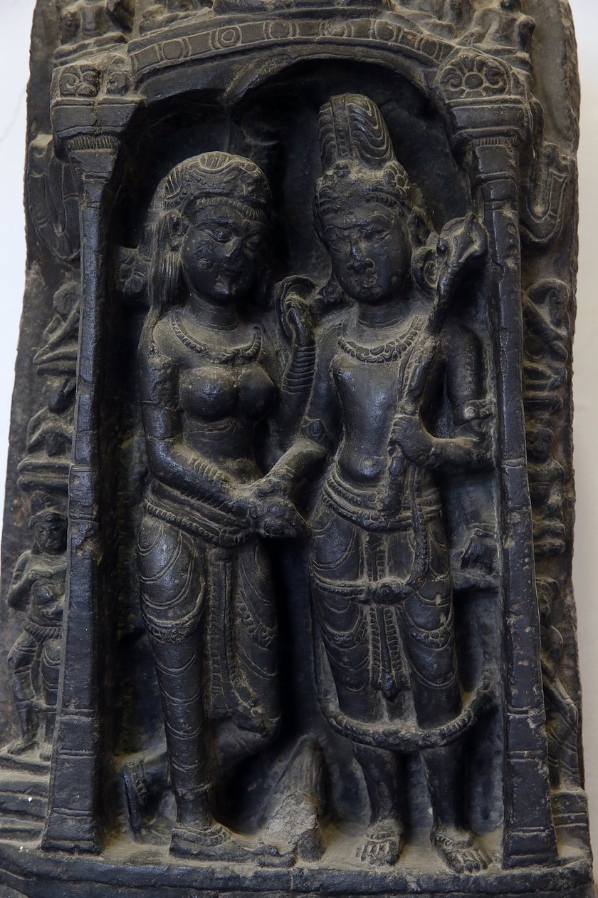 Nasjonalmuseet i India, Delhi. Bryllup av Shiva og Parvati. Pala av Unbekannt