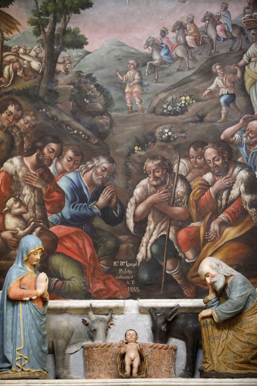 Julekrybbe i Basilica di San Martino, Martina Franca, Apulia, Martina Franca, Italia av Unbekannt