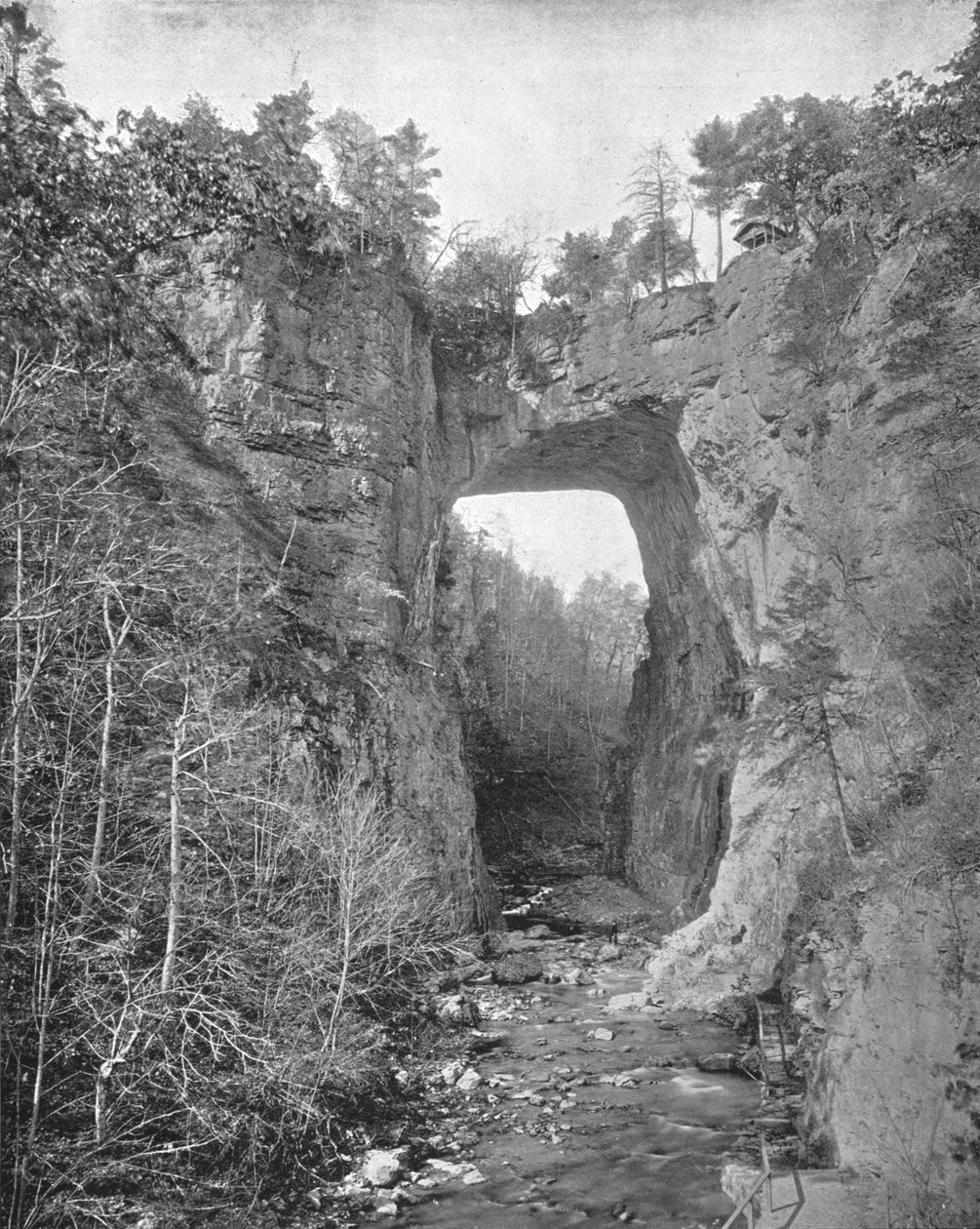 Natural Bridge, Virginia, USA, c1900. av Unbekannt