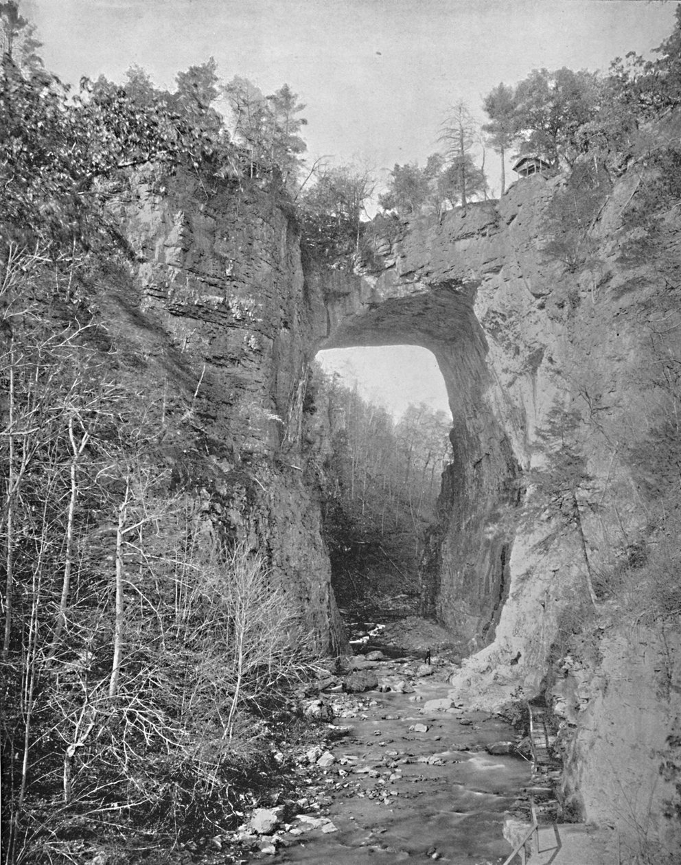 Natural Bridge, Virginia, c1897. av Unbekannt