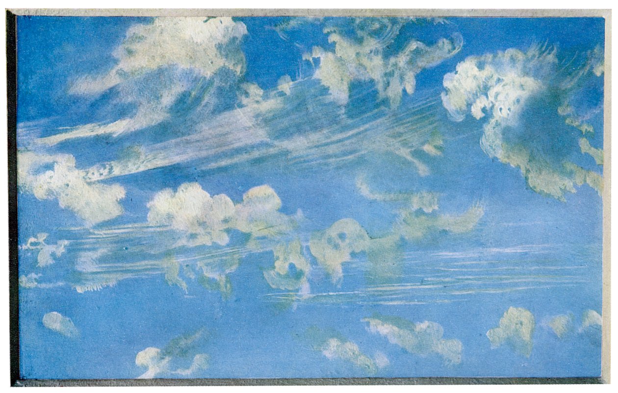 Natur: skystudie, c1822 1956 av Unbekannt