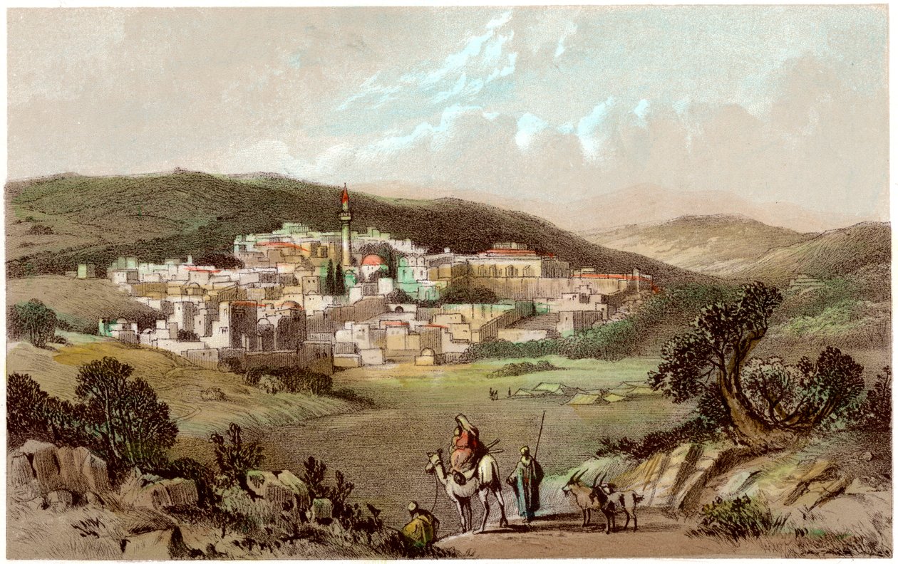 Nasaret, Israel, 1800-tallet av Unbekannt