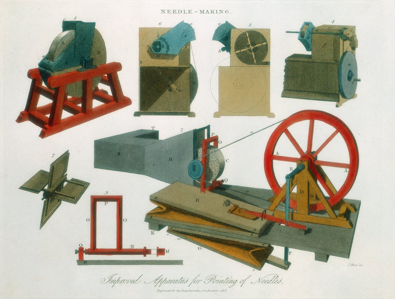 Nålemakerutstyr, 1819 av Unbekannt