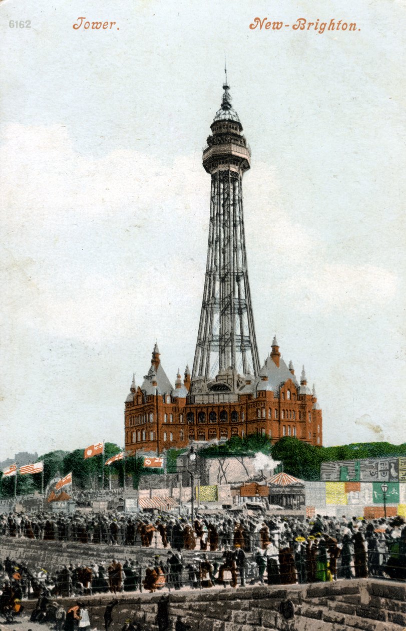 New Brighton Tower, Wallasey, Cheshire, c1898-c1921 av Unbekannt
