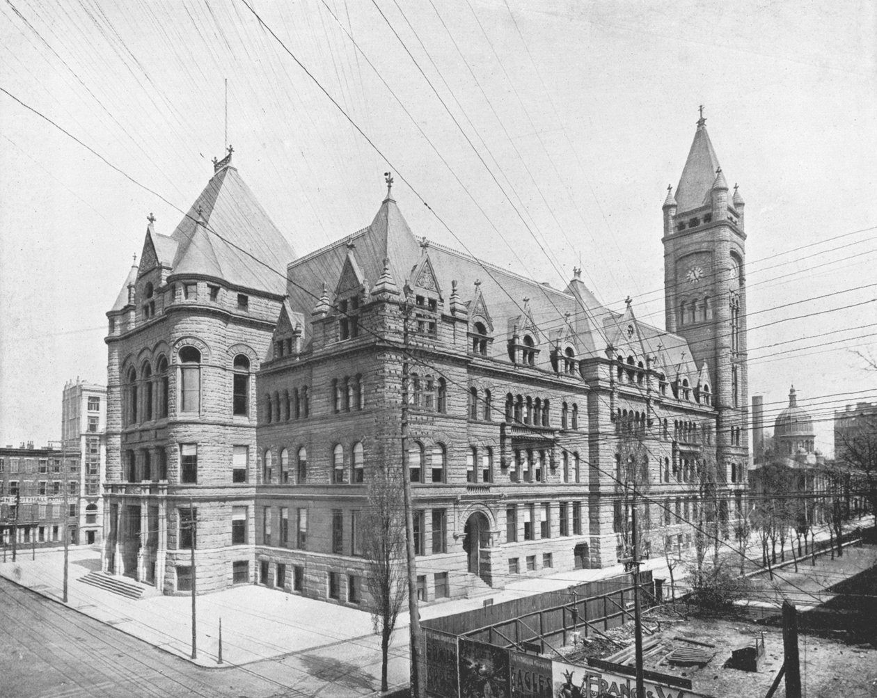 New City Hall, Cincinnati, Ohio, USA, c1900. av Unbekannt