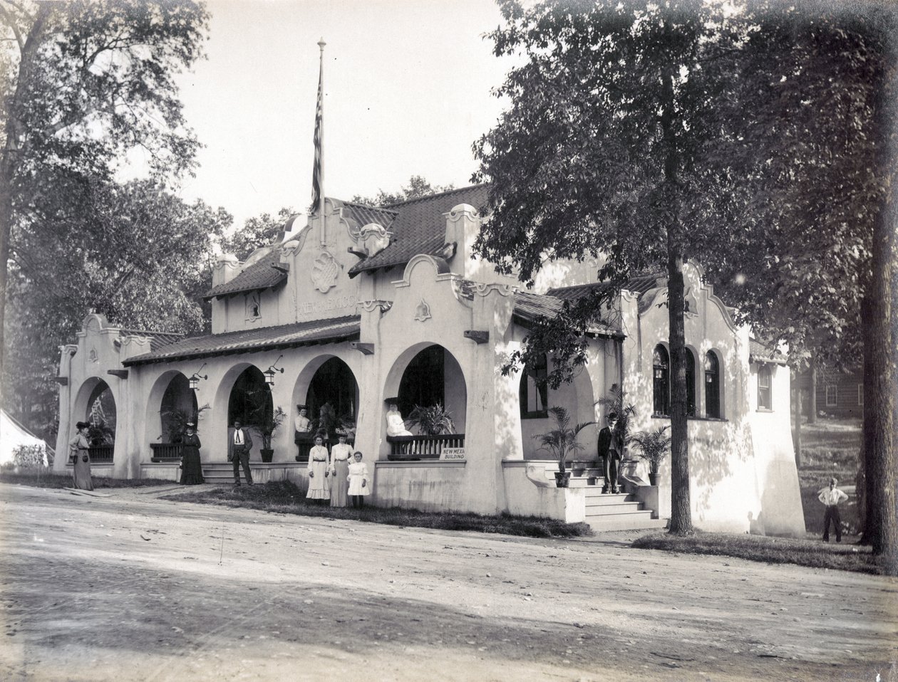 New Mexico State Building på verdensutstillingen 1904 av Unbekannt