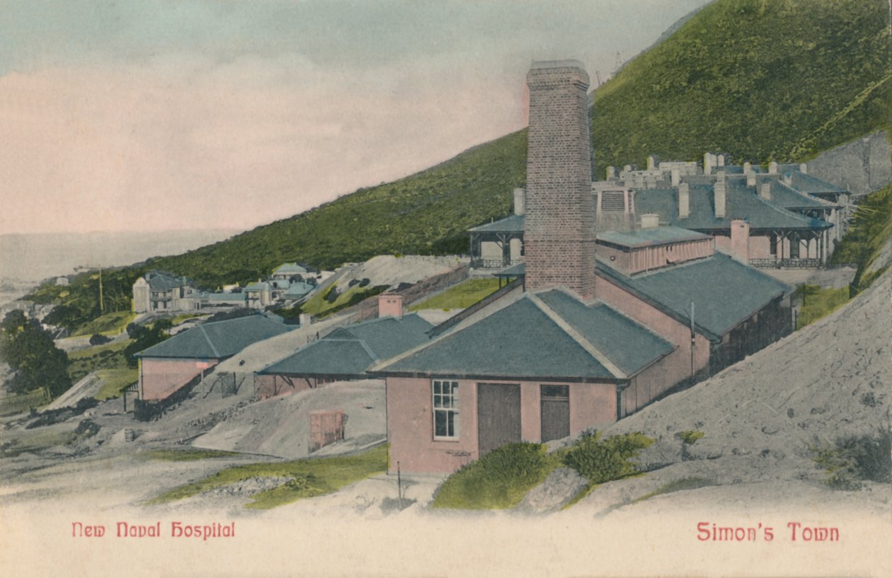 New Naval Hospital - Simons Town, tidlig på 1900-tallet. av Unbekannt