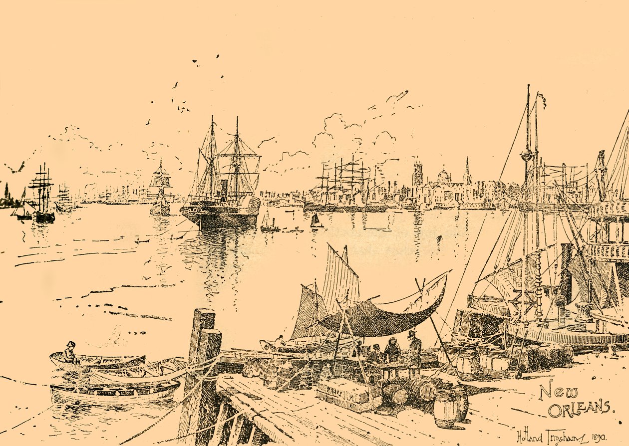 New Orleans, Louisiana, c1890. av Unbekannt