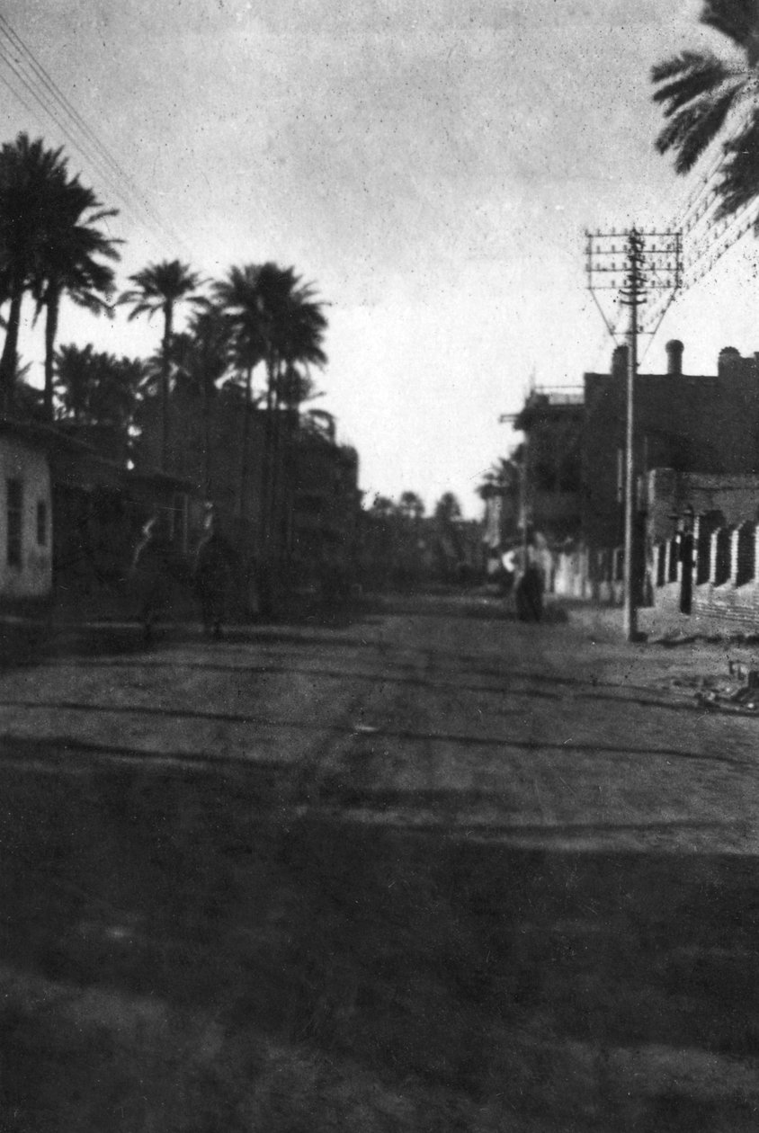 New Street, Bagdad, 1918 av Unbekannt