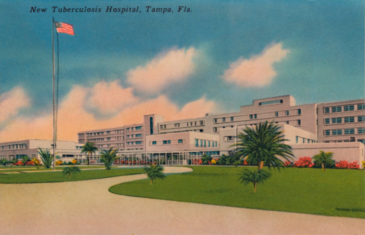 New Tuberculosis Hospital, Tampa, Florida, ca. 1940-tallet av Unbekannt
