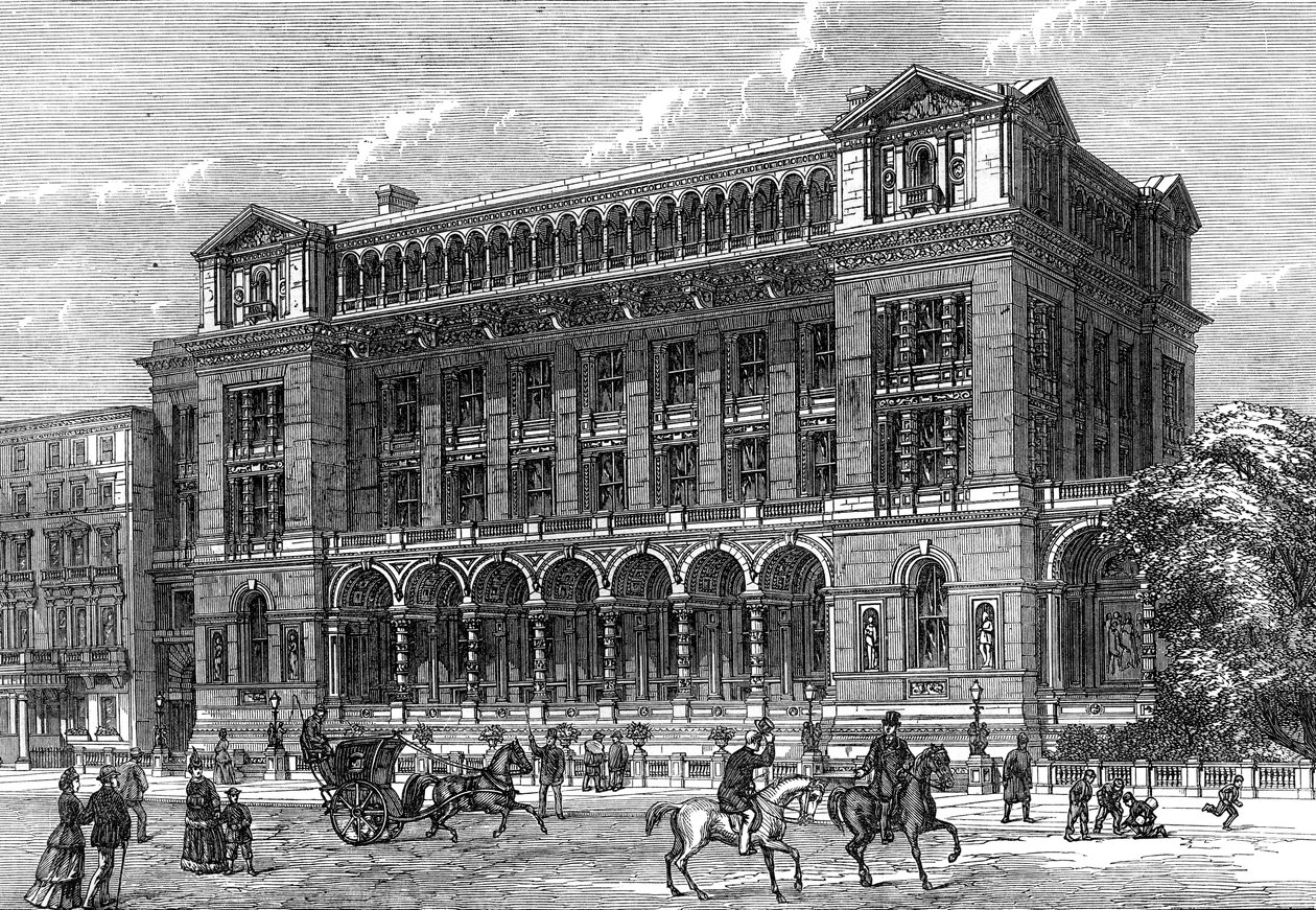 Nye naturfagskoler, South Kensington, London, 1800-tallet av Unbekannt