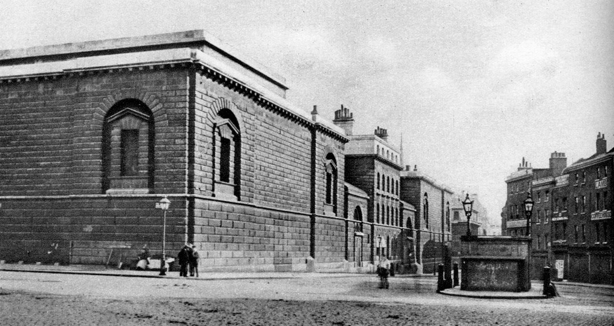 Newgate Prison, London, slutten av 1800-begynnelsen av det 20. århundre 1926-1927 av Unbekannt