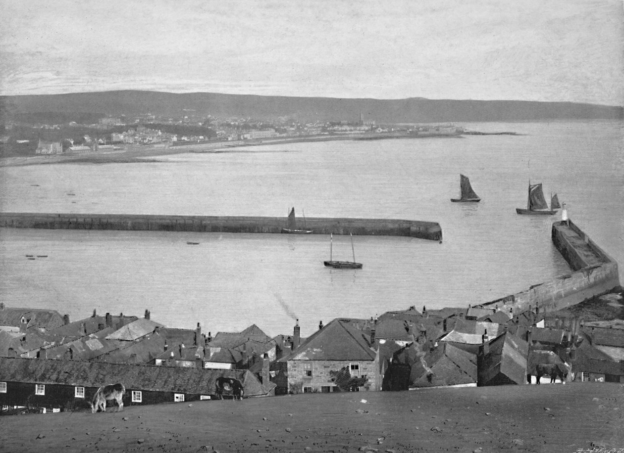 Newlyn, nær Penzance, c1896 av Unbekannt