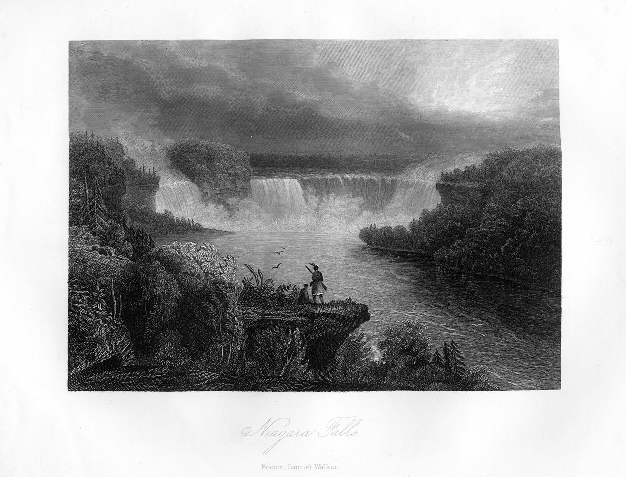 Niagara Falls, 1855 av Unbekannt