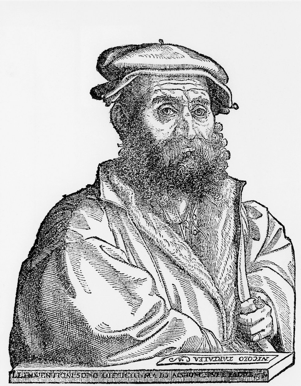 Niccolo Tartaglia , italiensk matematiker og mekaniker, 1550-tallet av Unbekannt