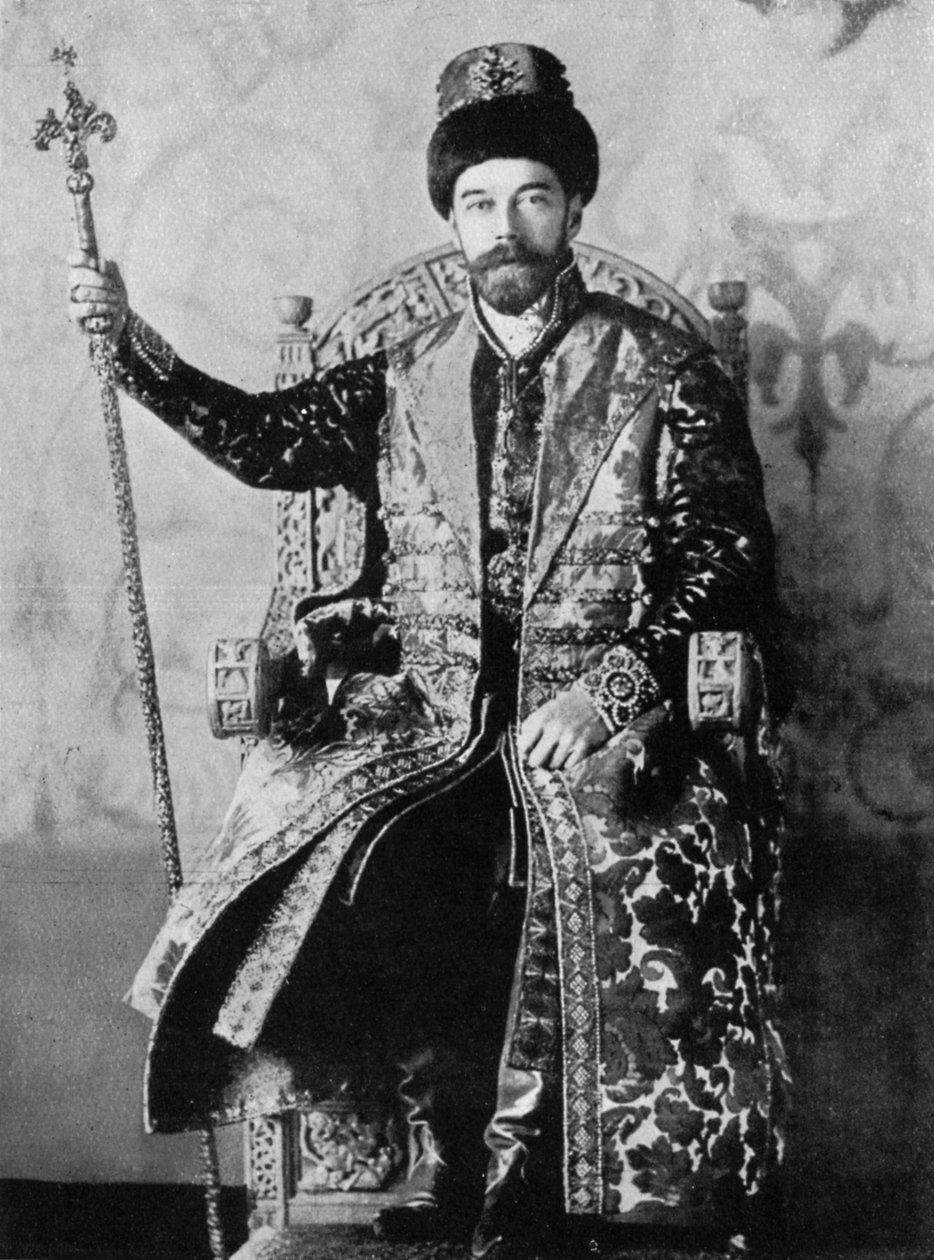 Nicholas II av Russland, 1894, c1920 av Unbekannt