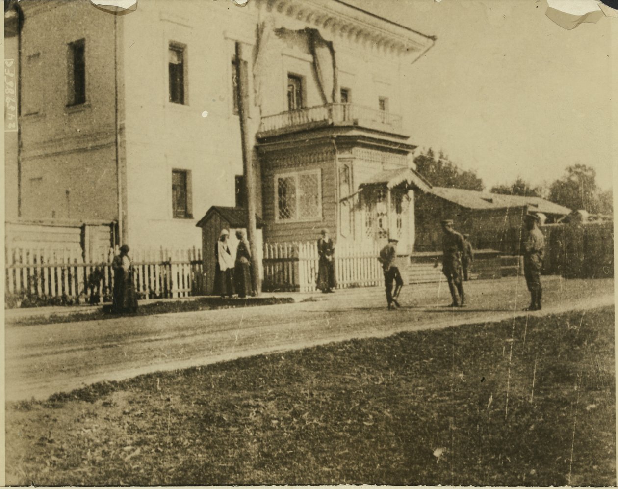 Nicholas II av Russland med familie i Tobolsk av Unbekannt