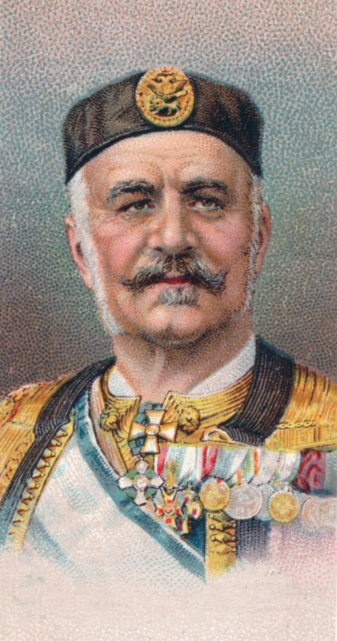 Nicholas I 1841-1921, konge av Montenegro, 1917 av Unbekannt