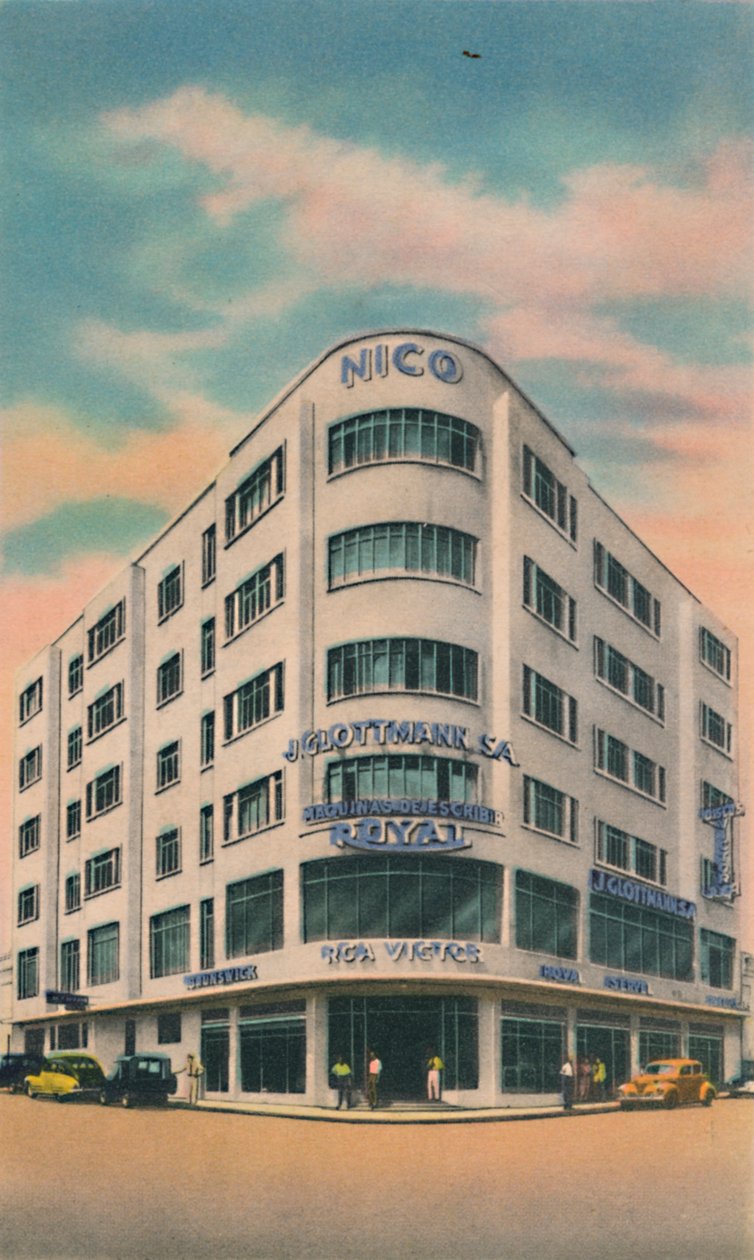 Nico-bygningen, eiere: P. & M. Matera, Barranquilla, ca. 1940-tallet av Unbekannt
