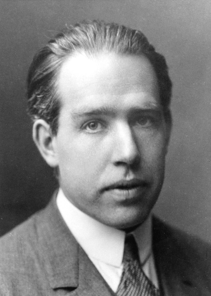 Niels Bohr , dansk fysiker, c1922 av Unbekannt