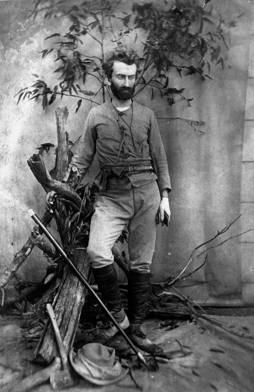 Nikolai Nikolaevich Miklukho-Maklai , russisk antropolog, Queensland, Australia, c1880 av Unbekannt