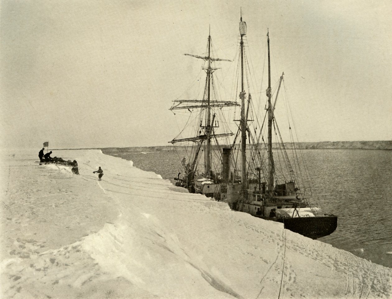 Nimrod Picking Up The Northern Party, c1908, 1909 av Unbekannt