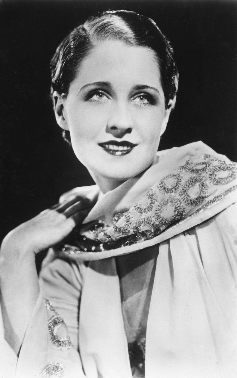 Norma Shearer 1902-1983, kanadiskfødt amerikansk skuespillerinne, 1900-tallet av Unbekannt