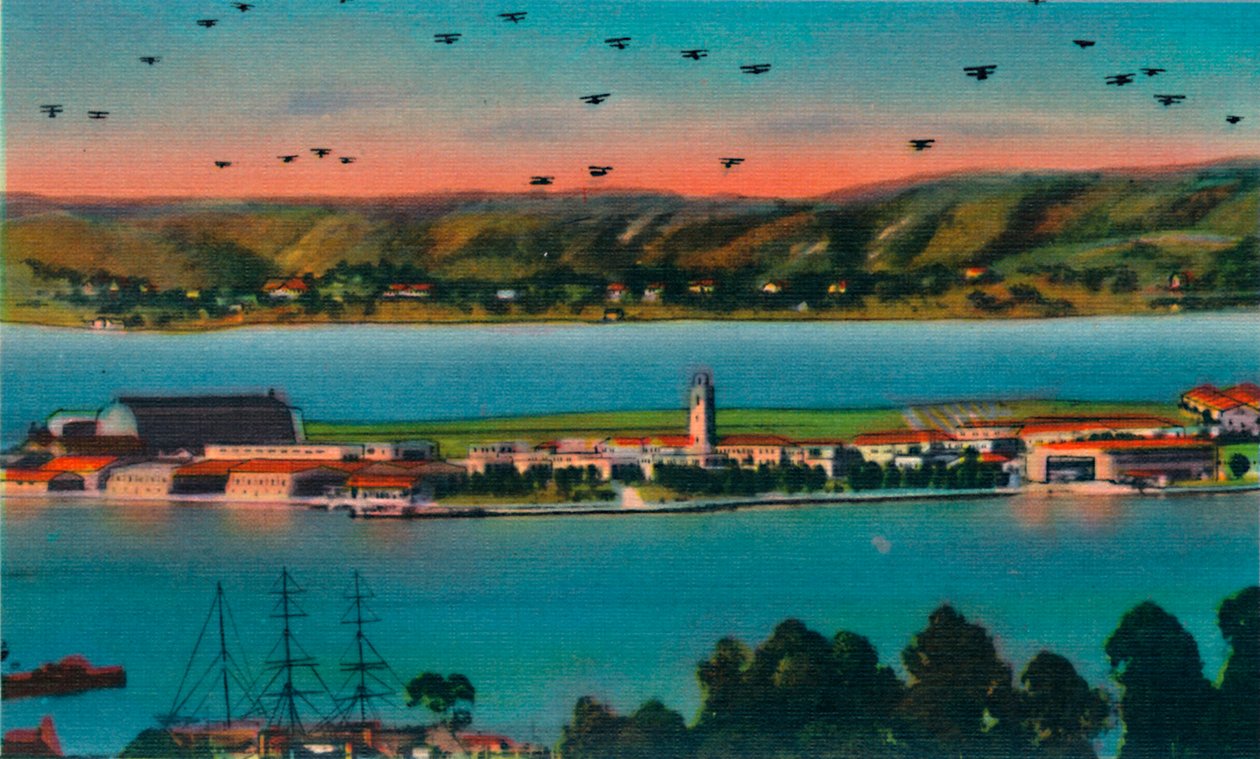 Nordøya. U.S. Naval Air Station. San Diego, California, c1941 av Unbekannt