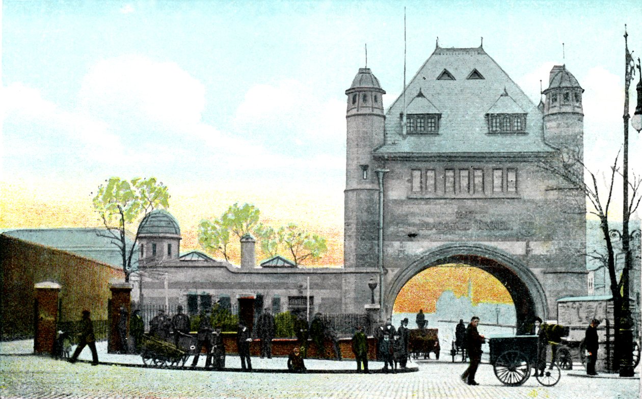 Nordinngang, Blackwall Tunnel, London, 1900-tallet av Unbekannt