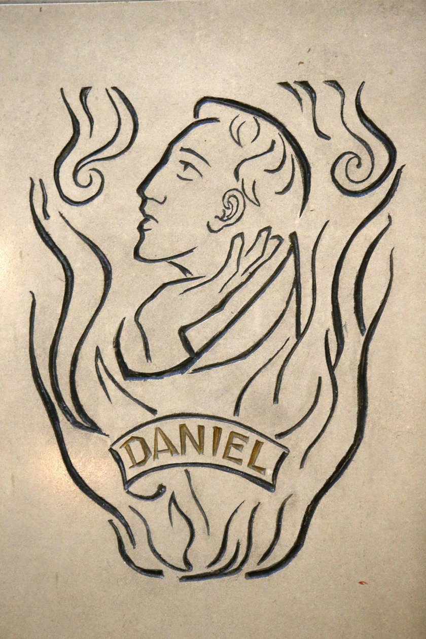 Notre Dame de France katolske kirke, London. Profeten Daniel, London, Storbritannia av Unbekannt