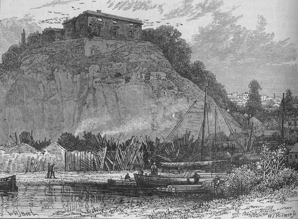 Nottingham Castle, ca 1880 av Unbekannt