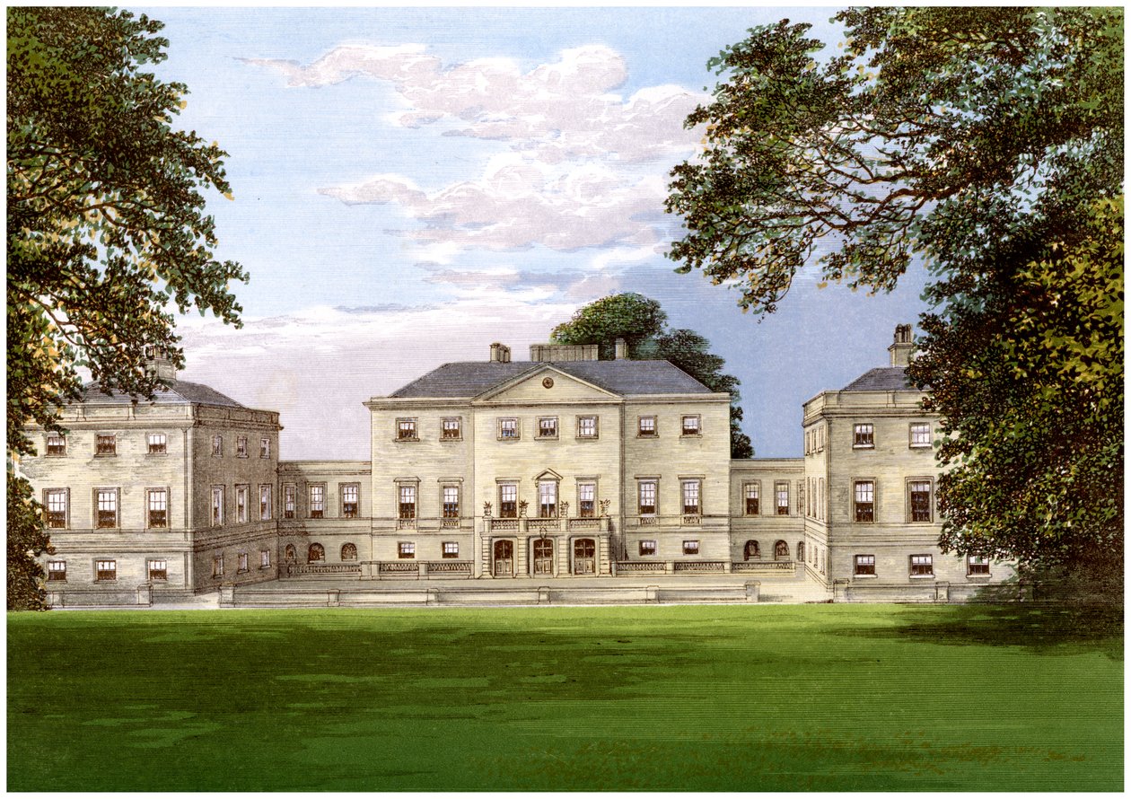 Nuneham Park, Oxfordshire, hjemmet til Harcourt-familien, c1880 av Unbekannt