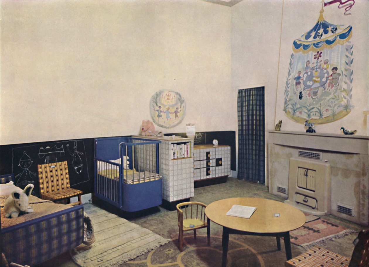 Barnehage designet av Esmé Gordon, A.R.I.B.A., A.R.I.A.S., c1945 av Unbekannt