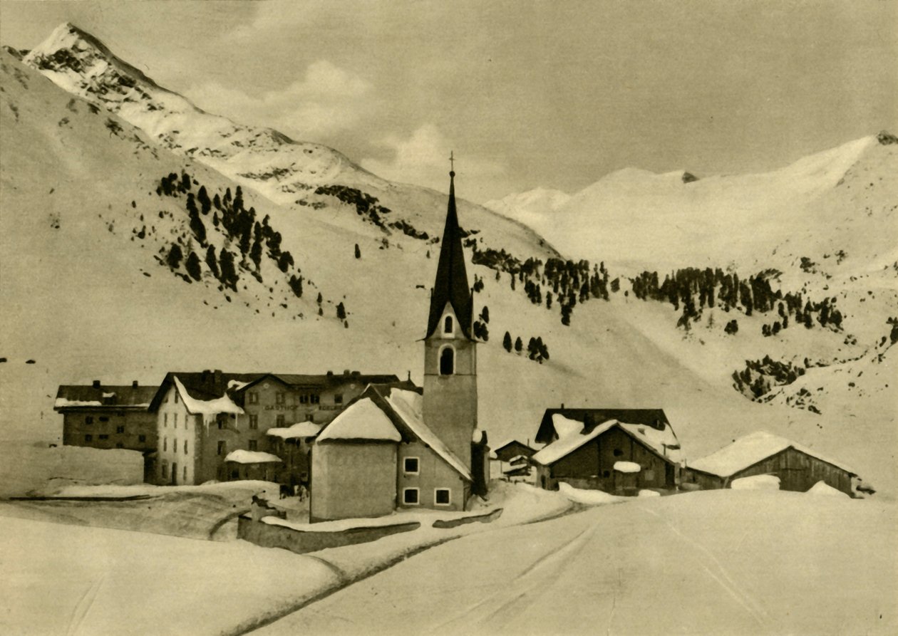 Obergurgl, Tyrol, Østerrike, c1935. av Unbekannt