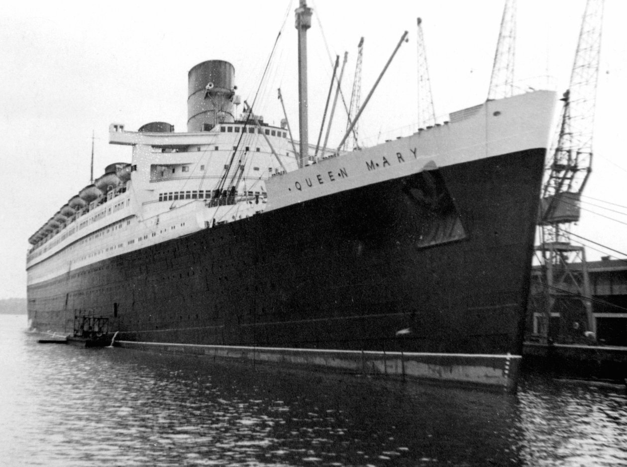 Oceanliner RMS Queen Mary, 1900-tallet av Unbekannt