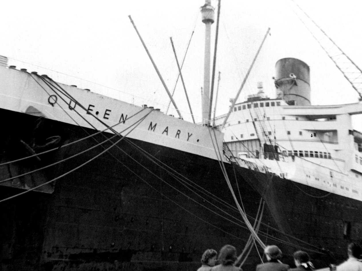 Oceanliner RMS Queen Mary, 1900-tallet av Unbekannt