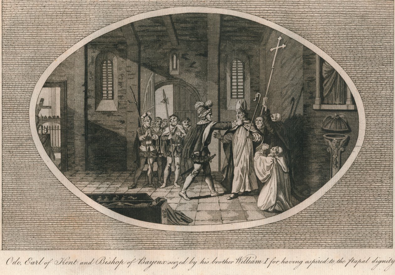 Odo, jarl av Kent og biskop av Bayeux, beslaglagt av broren William I, 1082 1793 av Unbekannt