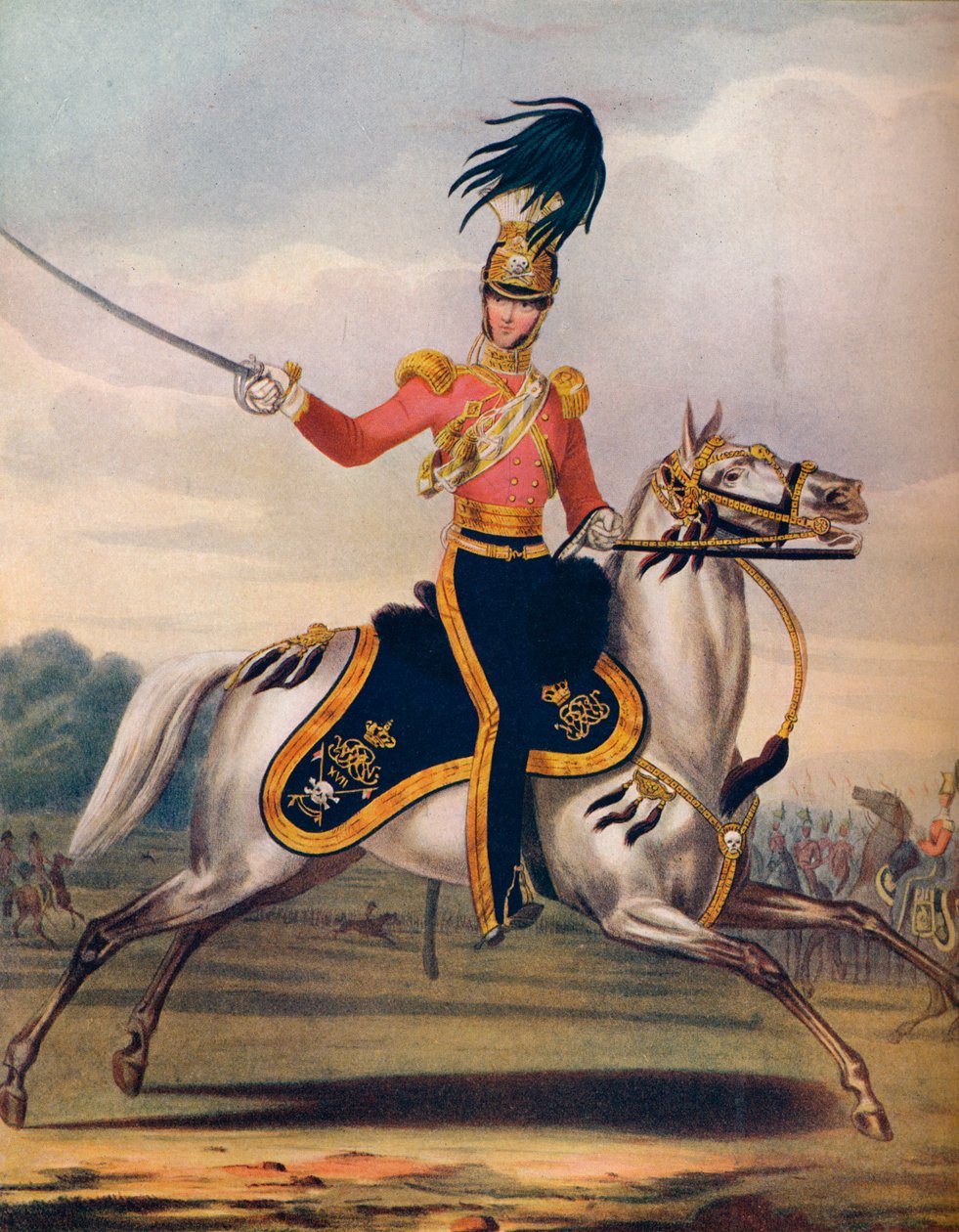 Offiser for de 17. Lancers, c1833. 1914 av Unbekannt